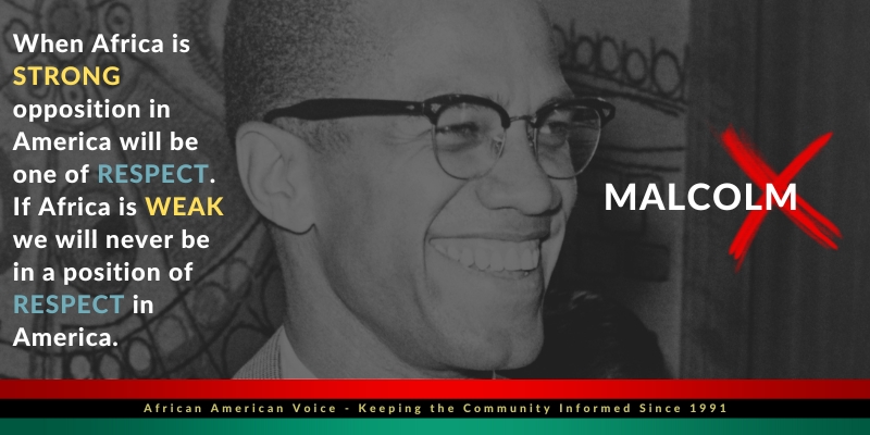 Malcolm X on AFRICA